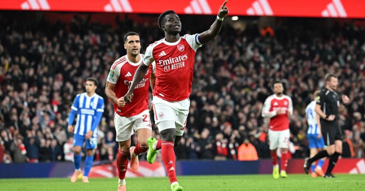 Arsenal player ratings vs Brighton: Saka shines with four 8/10s in game of two halves | Football | Sport