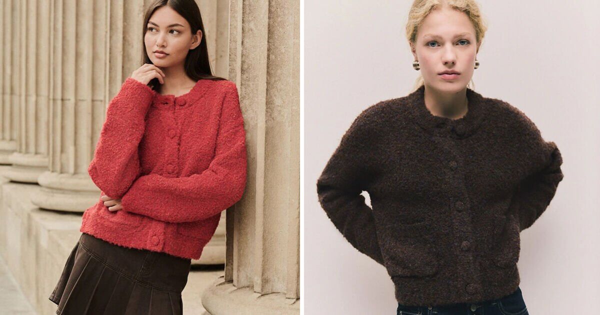 Cosy Next cardigan is just £38 and perfect for autumn