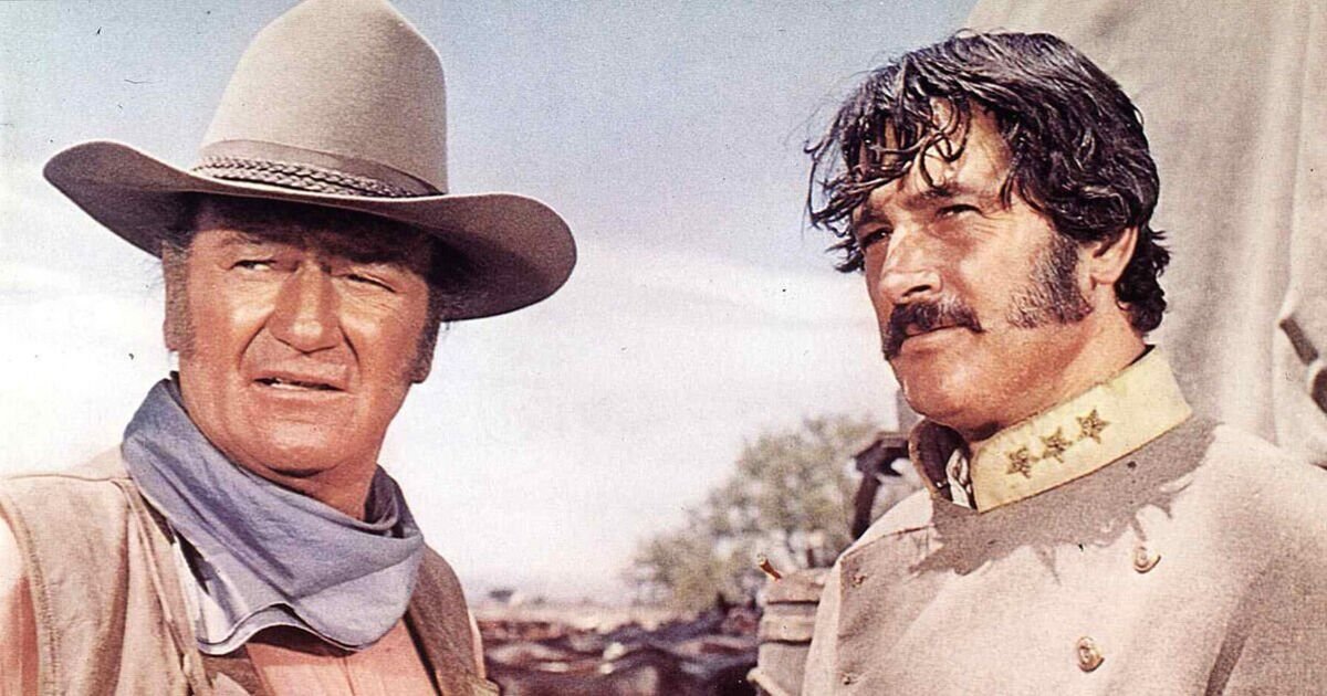 John Wayne suffered through serious set injuries to complete Western with Rock Hudson