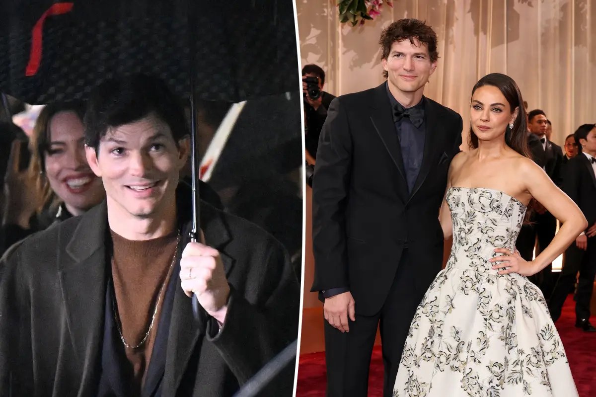 Ashton Kutcher sets record straight on rumors he and wife Mila Kunis don’t shower