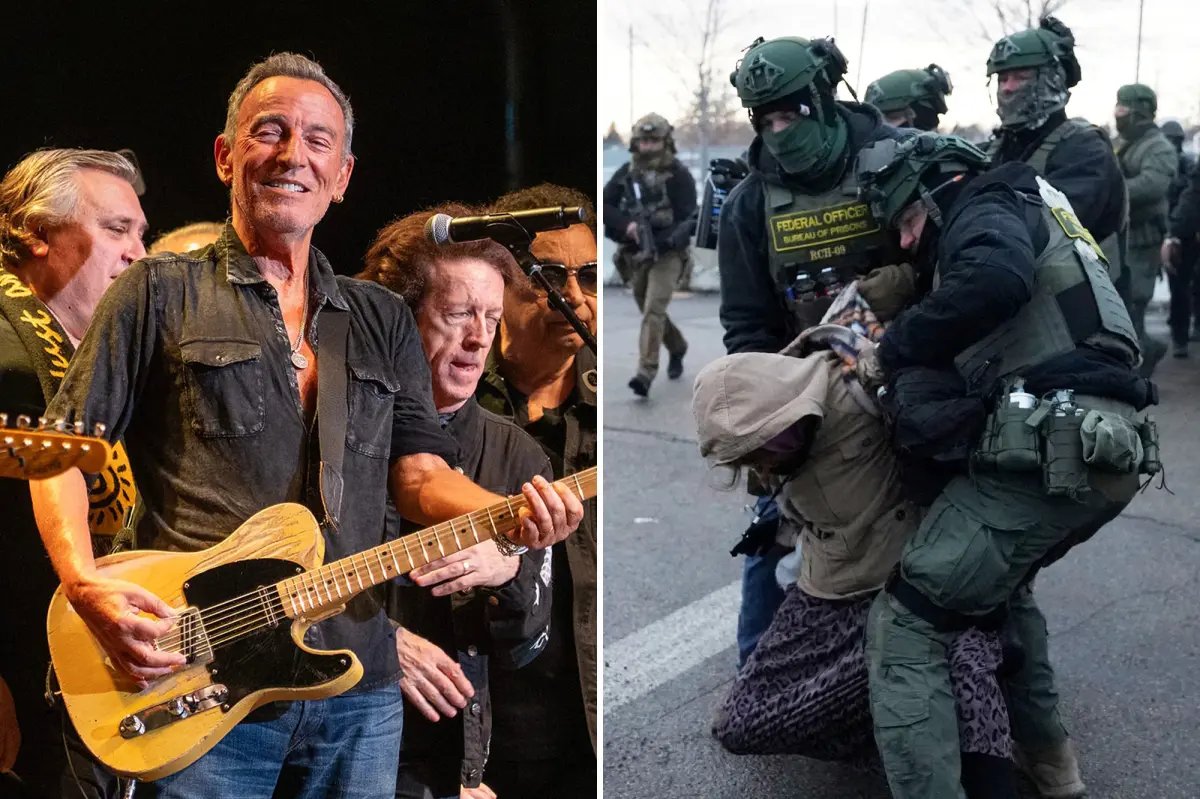 Bruce Springsteen tells ICE to ‘get the f–k out of Minneapolis’ at surprise NJ show appearance