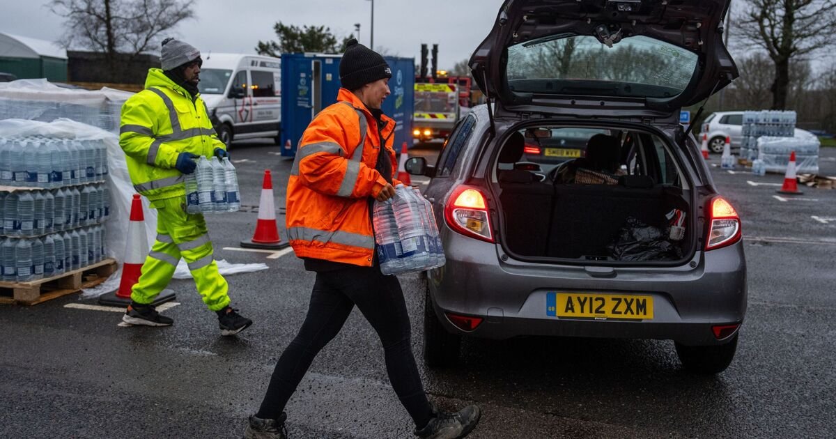 Households run out of water and schools closed as 'major incident declared'