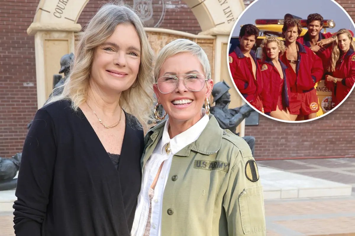 ‘Baywatch’ stars Nicole Eggert and Erika Eleniak reunite decades after ‘90s hit