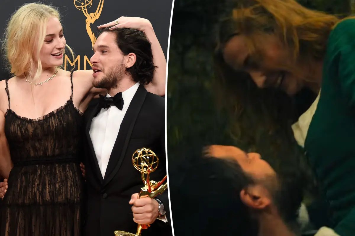 ‘Game of Thrones’ TV siblings Sophie Turner, Kit Harington’s kiss in new horror has fans cringing: ‘Disgusting’