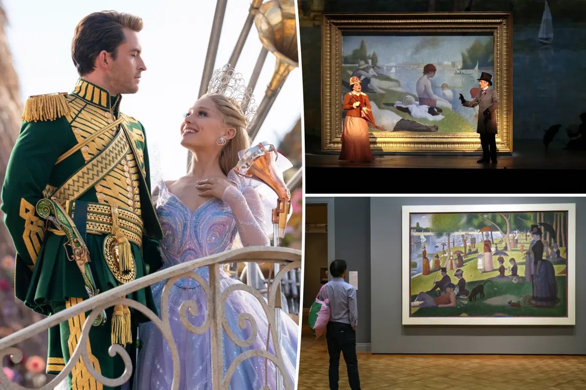 ‘Wicked’ co-stars Ariana Grande, Jonathan Bailey reunite for ‘Sunday in the Park with George’ revival