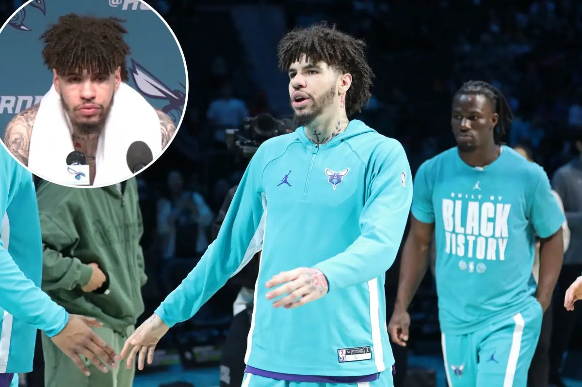 Hornets’ LaMelo Ball storms out of press conference after car crash questions