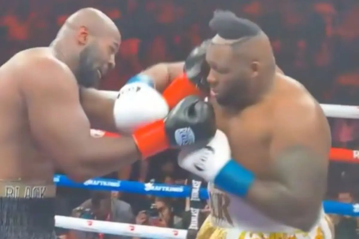 Jarrell Miller’s toupee gets knocked off during fight in hilarious scene
