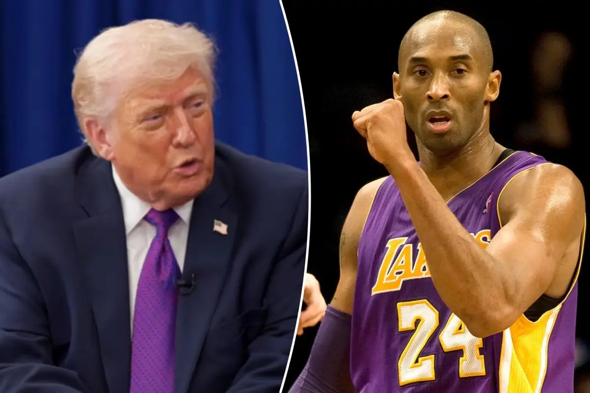 Donald Trump confirms breaking up fight involving Kobe Bryant