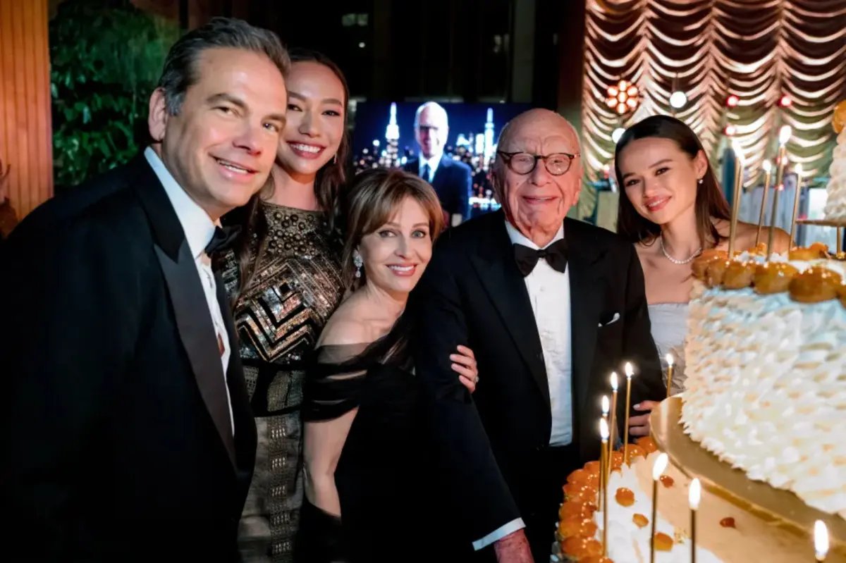 Rupert Murdoch celebrates 95th birthday at star-studded New York party