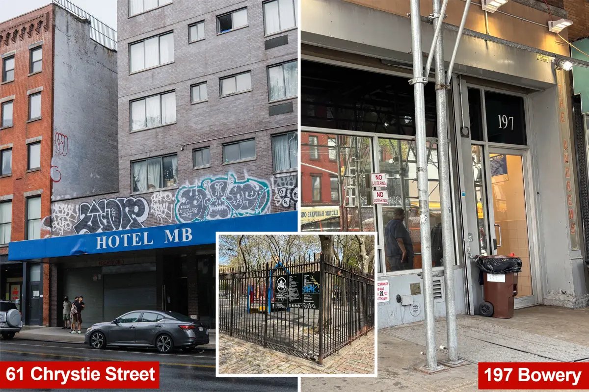 Ex-hotel still houses sex offenders near NYC playground after bombshell report — and nearby shelter is now doing the same