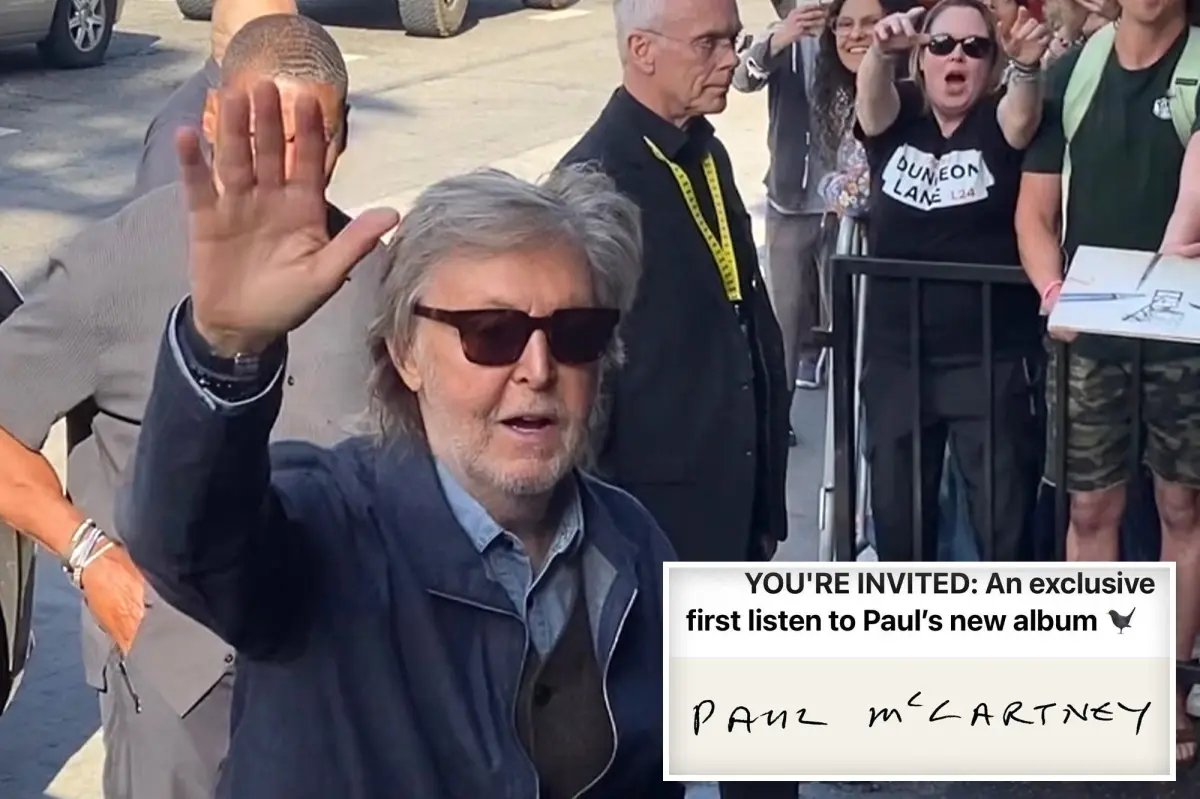 Paul McCartney hosting secret LA listening party for most loyal fans